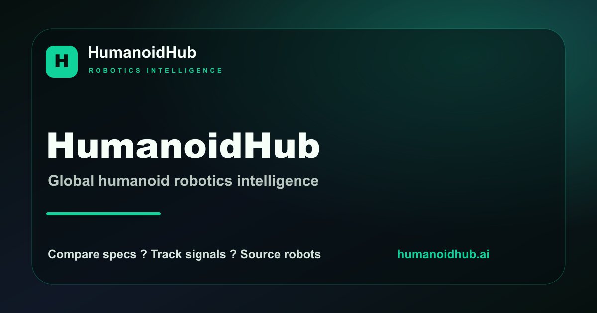 HumanoidHub Logo – Media Partner Advanced Humanoid Forum 2027